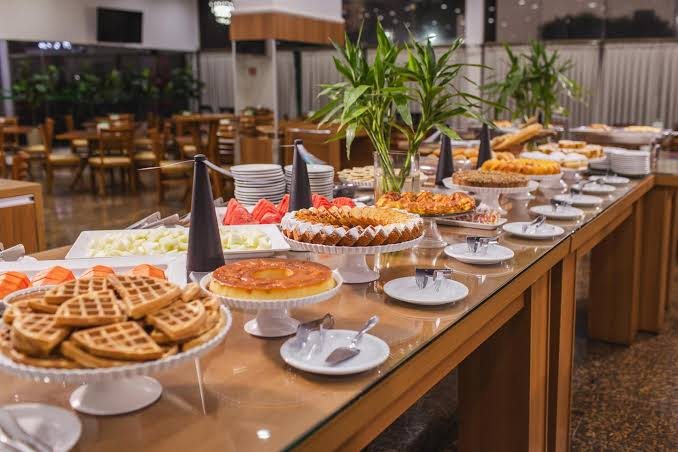 Coffee break servido no Hotel Nacional Inn