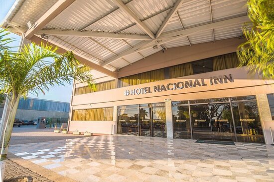 Fachada do Hotel Nacional Inn, em São Carlos/SP